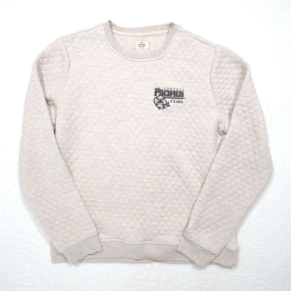 Marine Layer Corbet Quilted Sweatshirt x Cerveza Pacifico Clara - Men's Large